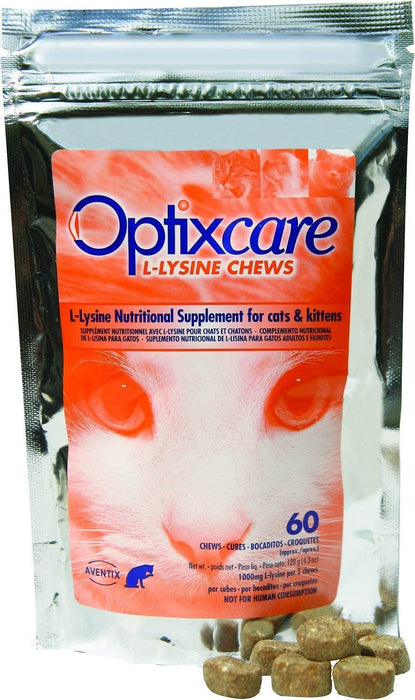 Optixcare L-Lysine Chews for Cats & Kittens