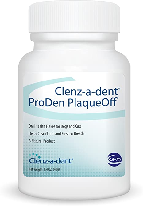 Clenz-A-Dent ProDen PlaqueOff Oral Health Flakes