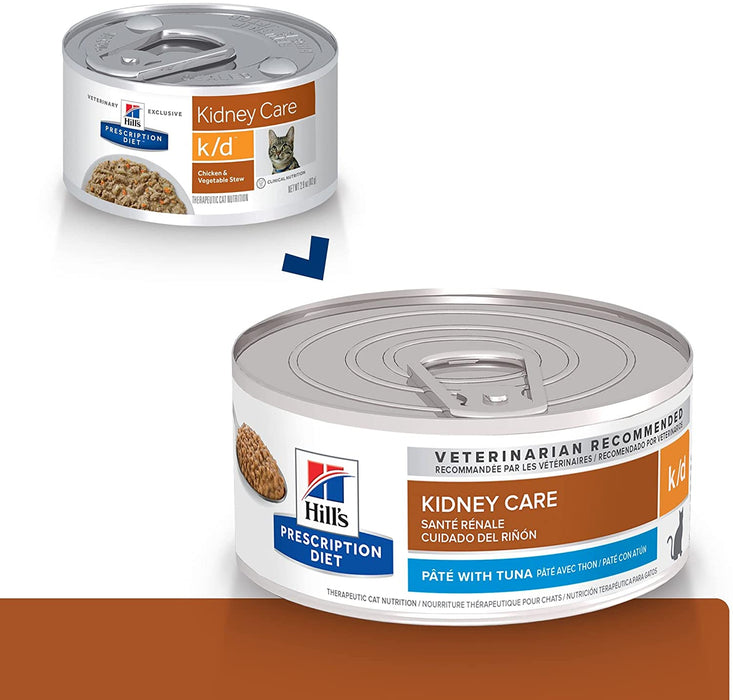 Hills Kidney Care k/d Pate with Tuna Wet Cat Food