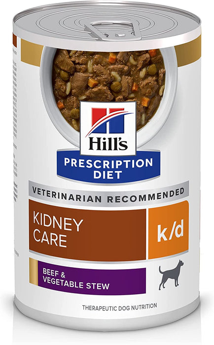 Hills Kidney Care k/d Beef & Vegetable Stew Wet Dog Food
