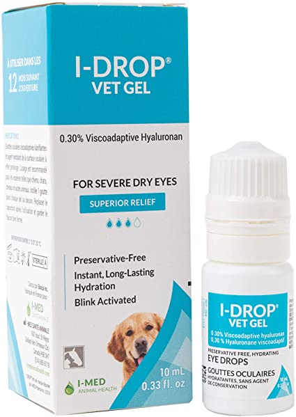 I-Drop Vet Gel - Eye Drops for Dogs & Cats