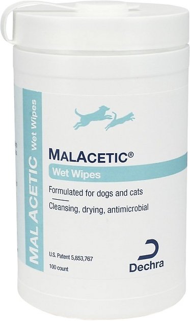 Malacetic Wet Wipes for Dogs & Cats