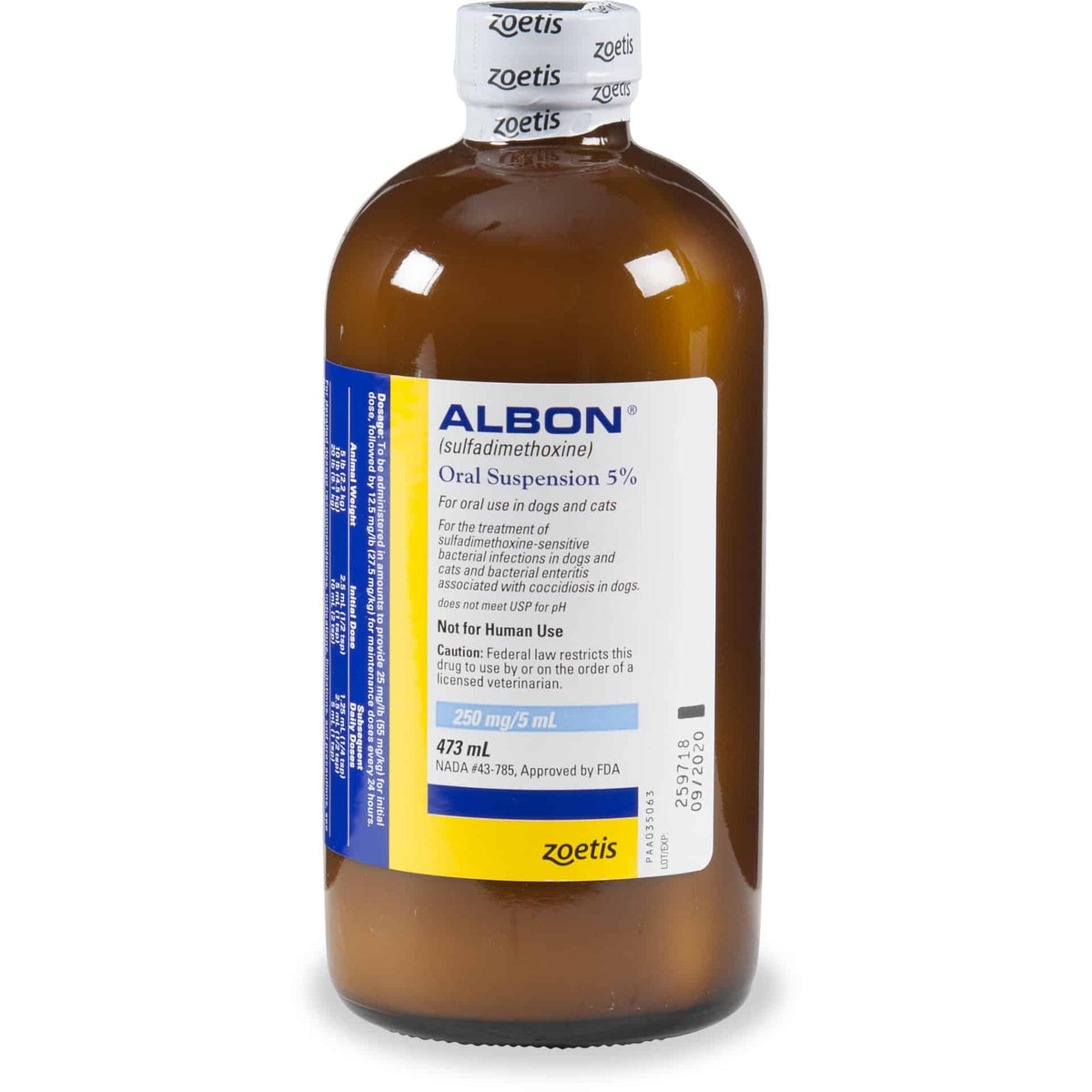 Albon Oral Suspension 5%