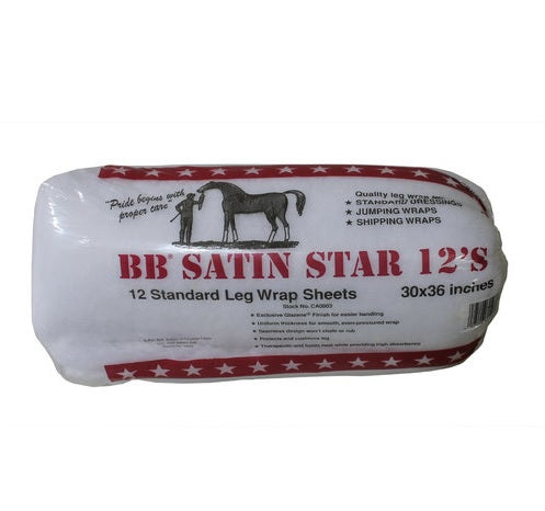 BB Satin Star Equine Leg Wrap (30 x 36 in) (12 Pack)