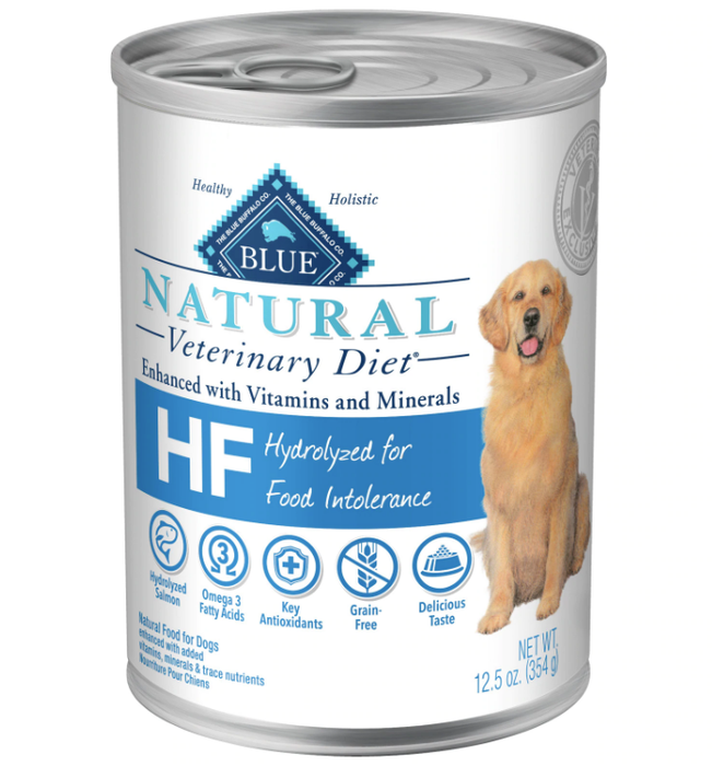 Blue Natural HF Hydrolyzed for Food Intolerance Canned Dog Food