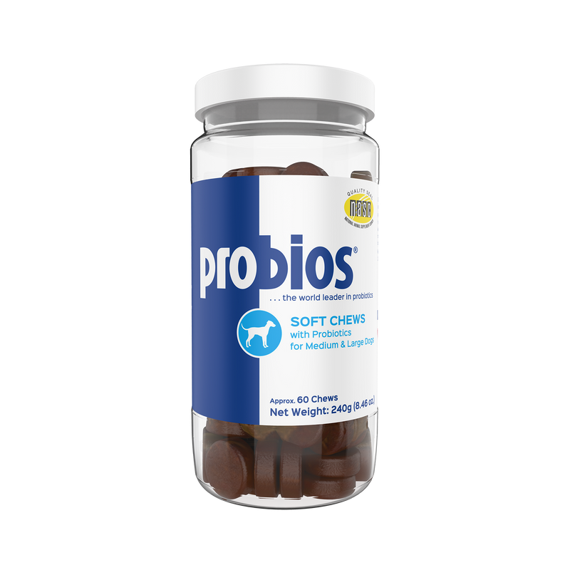 Probios Soft Chews with Probiotics for Medium & Large Dogs