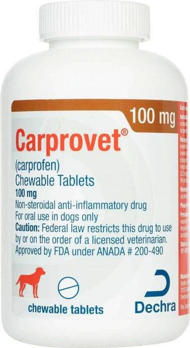 100mg Carprofen Chews For Dogs Carprovet (Carprofen) Chewable