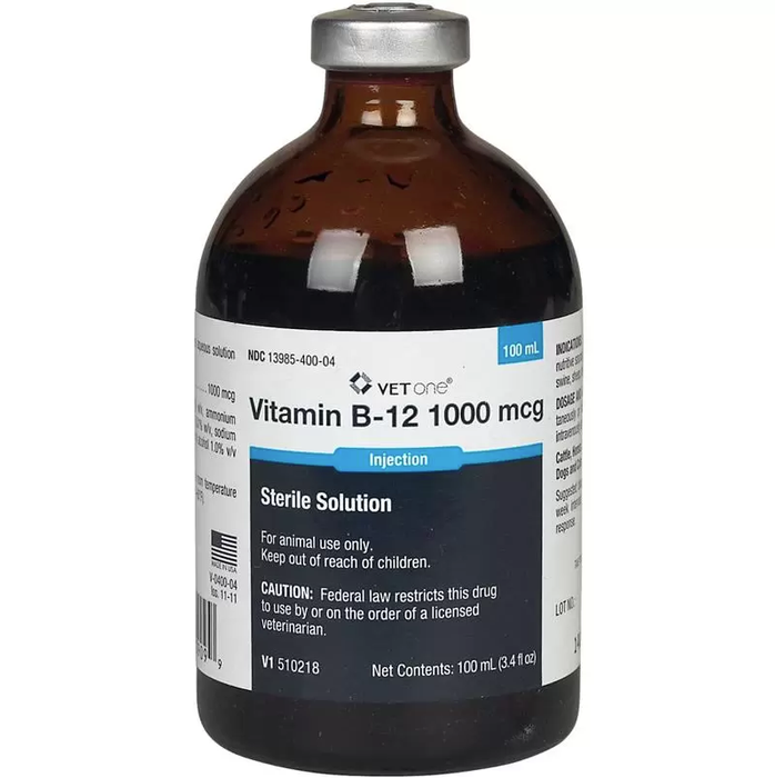 Cyanocobalamin Vitamin B-12 1000 mcg/ml, 100 ml