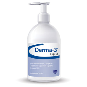 Derma-3 Liquid Omega Supplement for Dogs & Cats