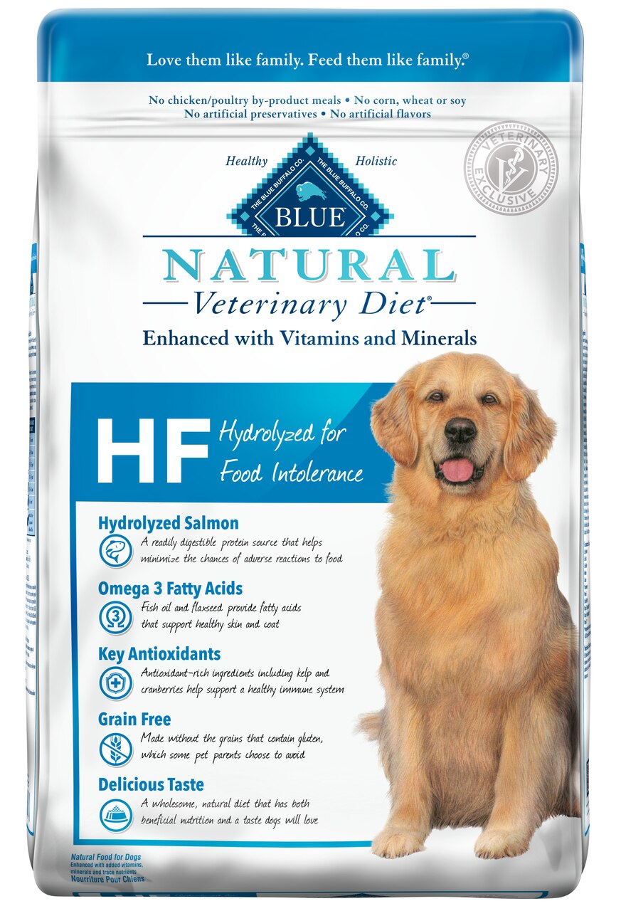 Blue Natural HF Hydrolyzed Food Intolerance Dry Dog Food —