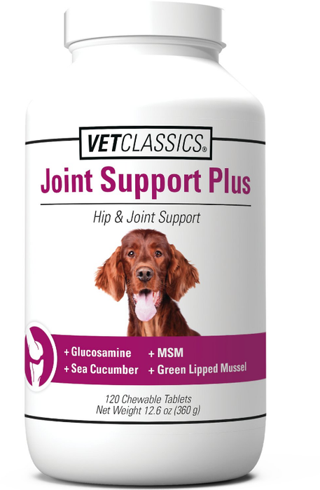 VetClassics Joint Support Plus Chewable Tablets for Dogs