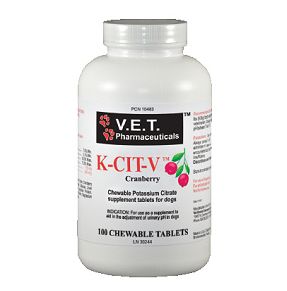 K-Cit-V Plus Cranberry Tablets for Dogs
