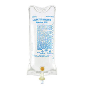 Lactated Ringers Injectable Solution, 1000mL