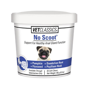 VetClassics No Scoot Supplement Soft Chews for Dogs