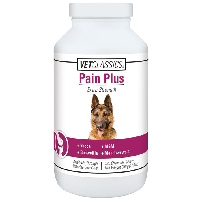 VetClassics Pain Plus Extra Strength Chewable Tablets for Dogs