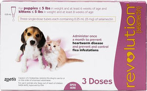 Revolution Topical Solution Cats & Puppies under 5 lbs