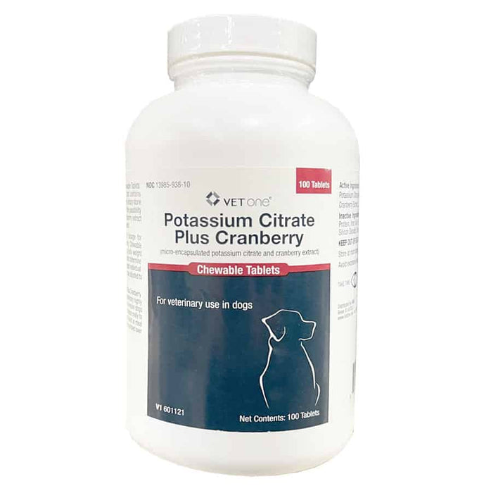 Potassium Citrate Plus Cranberry Tablets for Dogs