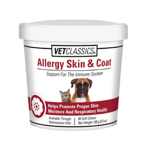 VetClassics Allergy Skin & Coat Soft Chews for Dogs & Cats