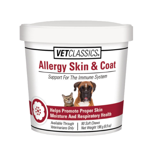 VetClassics Allergy Skin & Coat Soft Chews for Dogs & Cats