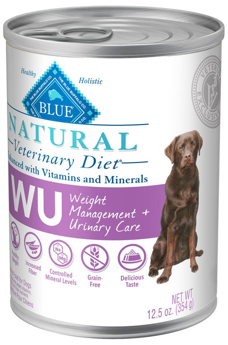Blue Natural WU Weight Management + Urinary Care Canned Dog Food
