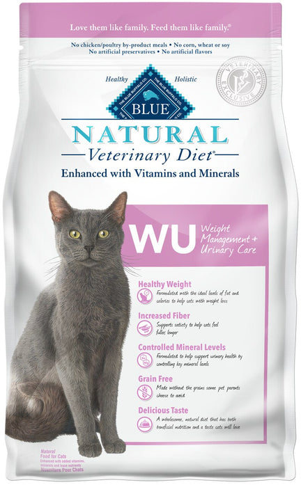 Blue Natural WU Weight Management + Urinary Care Dry Cat Food