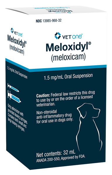 Meloxidyl (Meloxicam) 1.5 mg/ml Oral Suspension