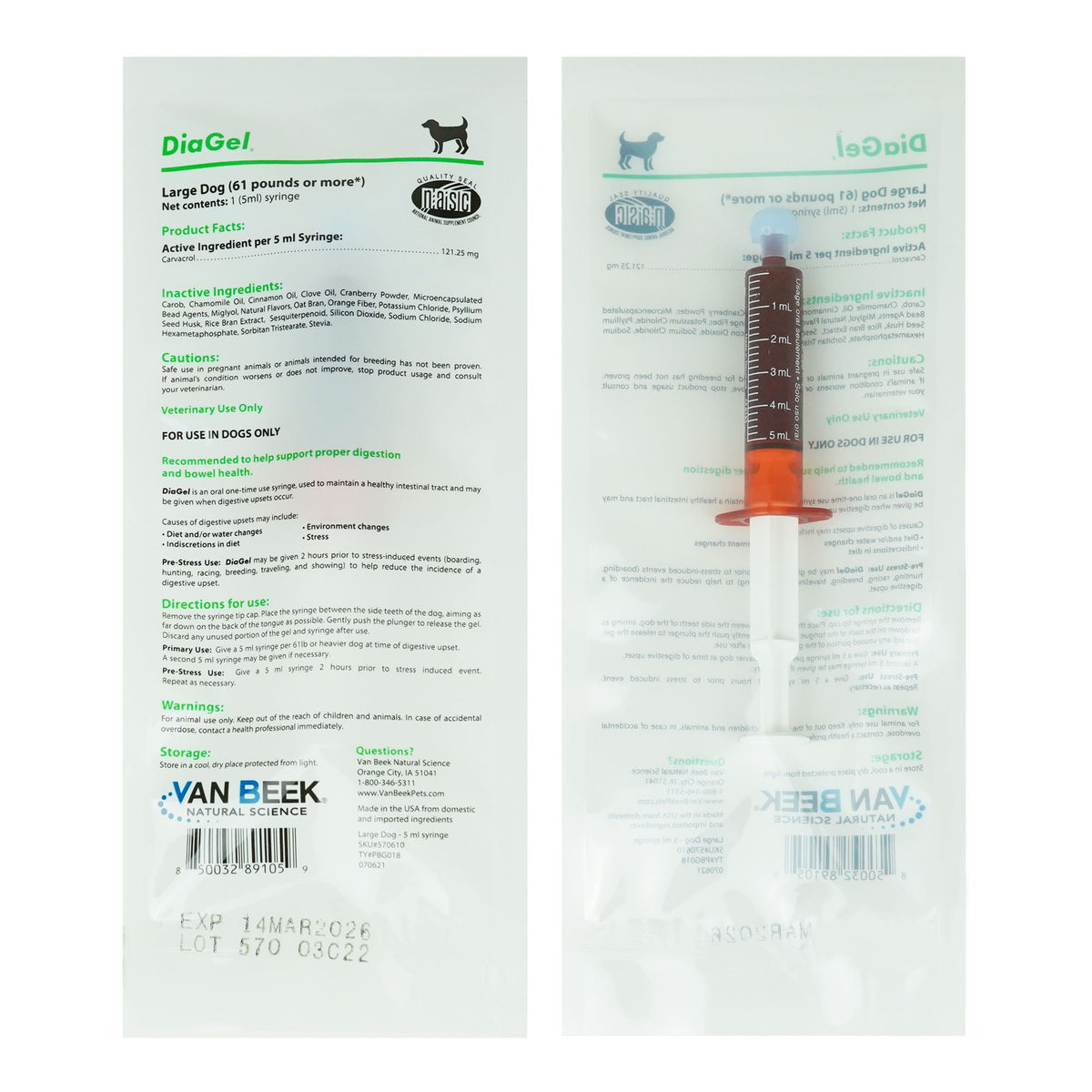 DiaGel for Large Dogs (61 lbs+) 5mL