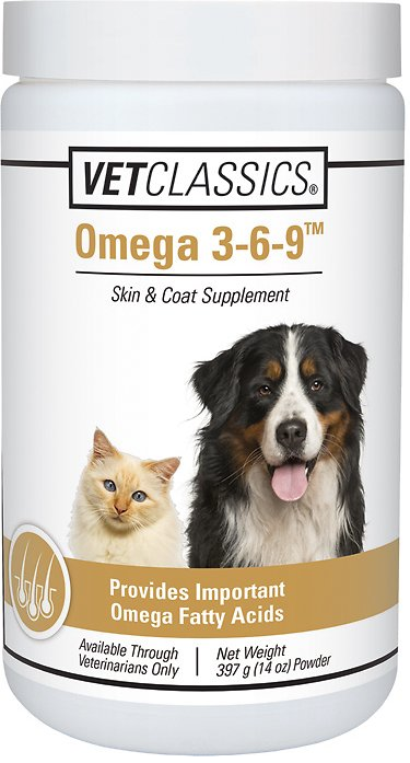 VetClassics Omega 3 6 9 Powder for Dogs Cats PETRX