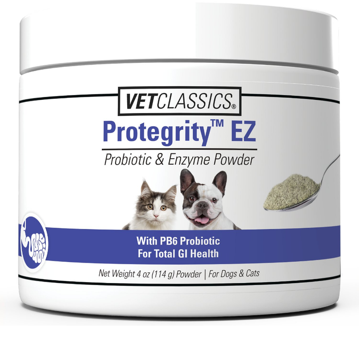 VetClassics Protegrity EZ Probiotic & Enzyme Powder for Dogs & Cats
