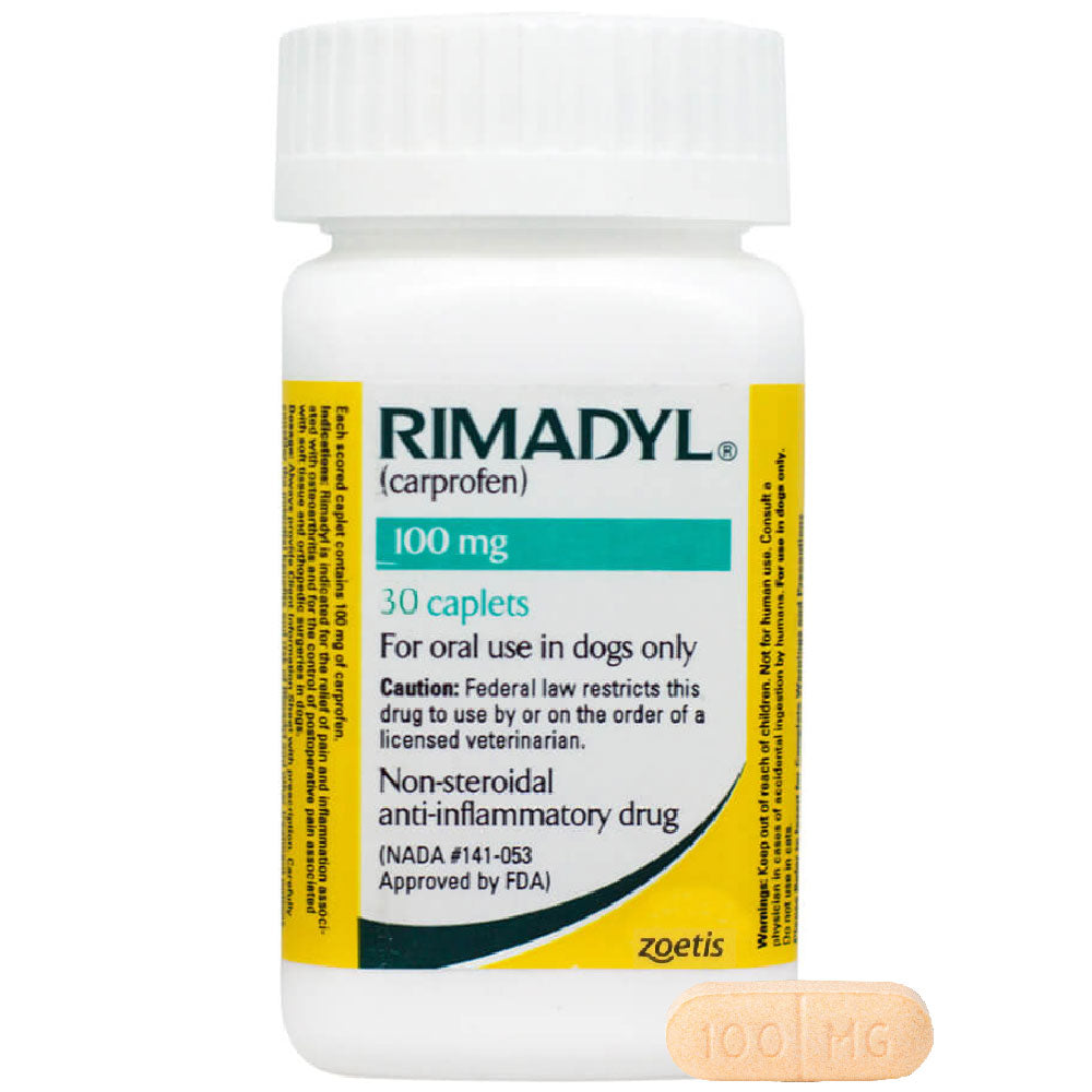 Rimadyl (Carprofen) Caplets for Dogs