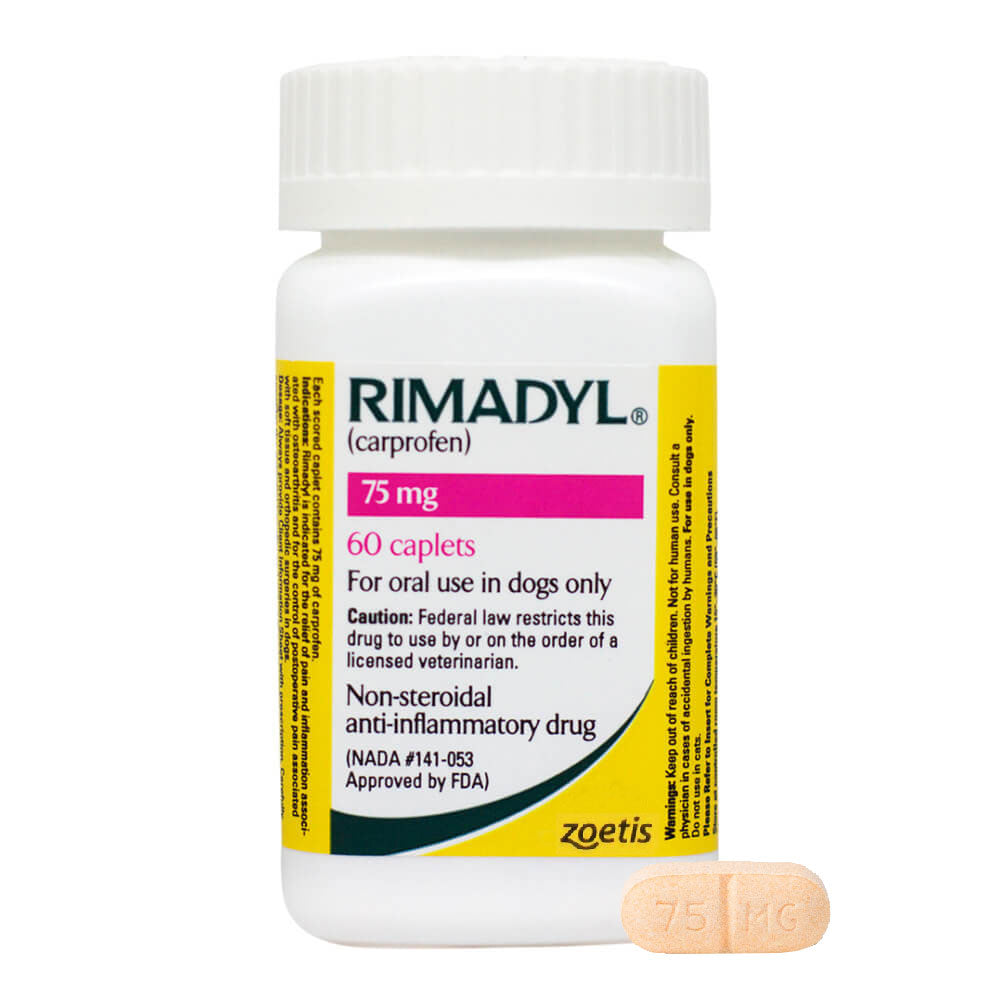 Rimadyl (Carprofen) Caplets for Dogs