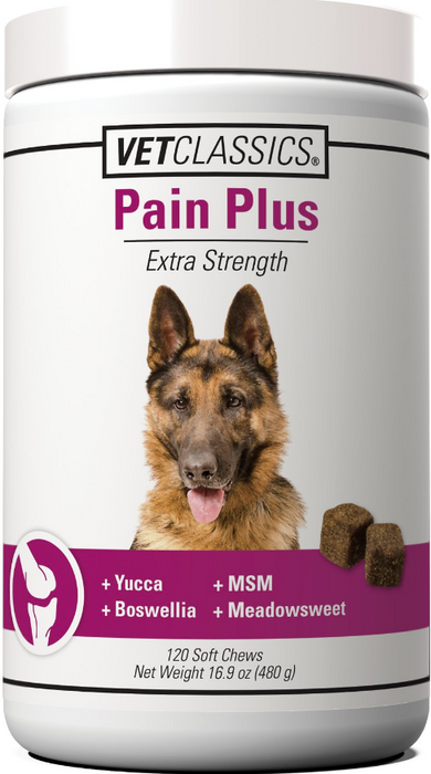 VetClassics Pain Plus Extra Strength Soft Chews for Dogs
