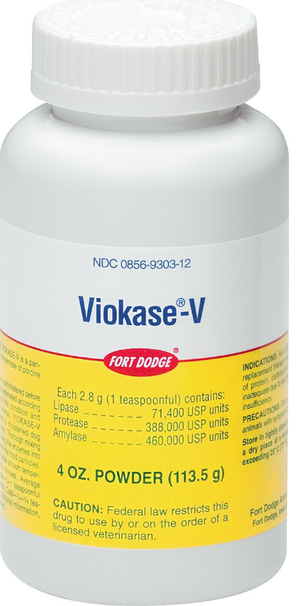 Viokase-V Powder for Dogs & Cats